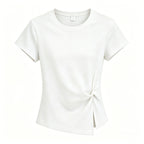 Slim T-Shirt with Side Slit
