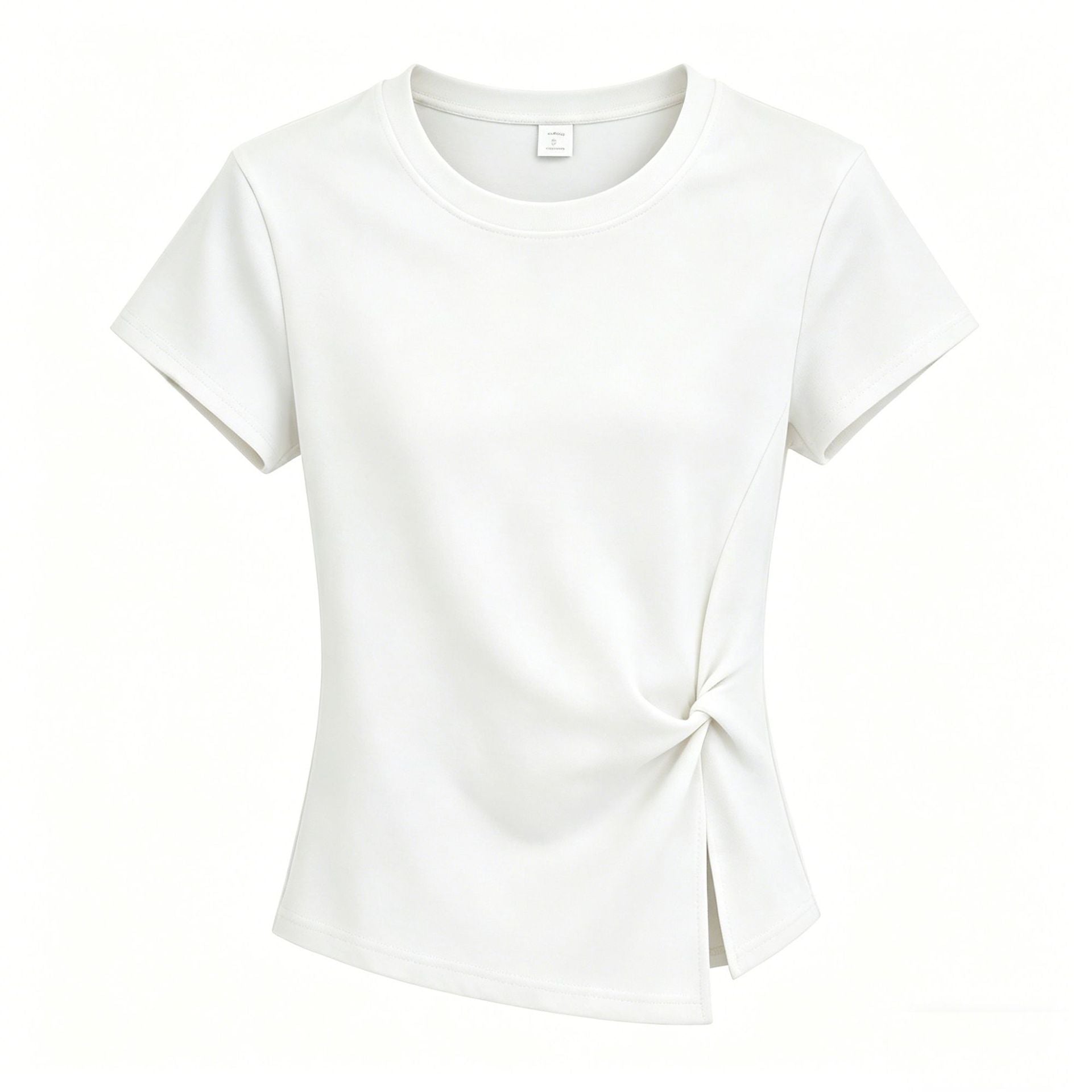 Slim T-Shirt with Side Slit