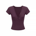 Deep V-Neck Slim-Fit Top
