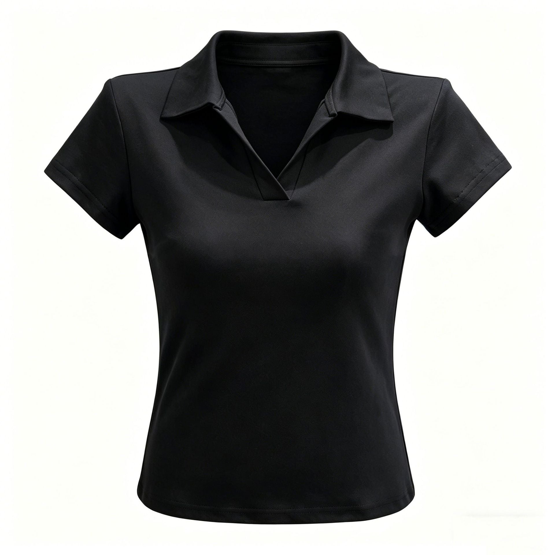 Slim-Fit Polo Collar Top