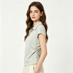 Cotton-Spandex Polo T-Shirt