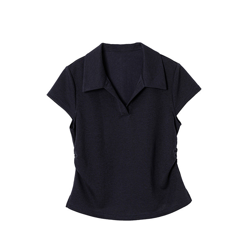 Cotton-Spandex Polo T-Shirt