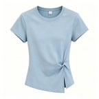 Slim T-Shirt with Side Slit